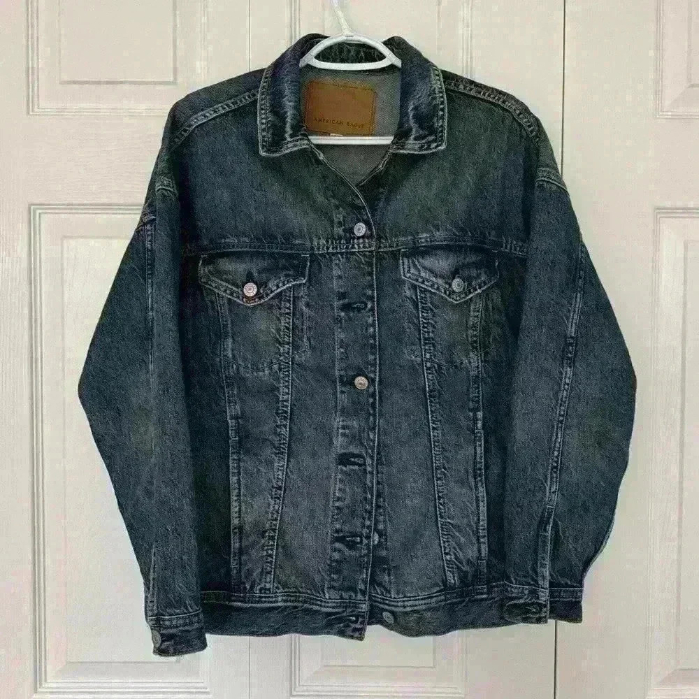 American Eagle Oversized Jean Jacket